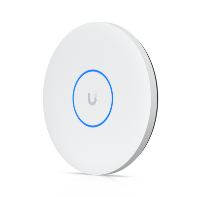 UBIQUITI U7-PRO-XG Punto de Acceso UniFi WiFi 7 Tri-banda 2.4/5/6 GHz / MU-MIMO 2x2 en cada banda / 1 puerto RJ45 10 GbE/ hasta 300 dispositivos / Montaje en Techo y Pared / PoE+