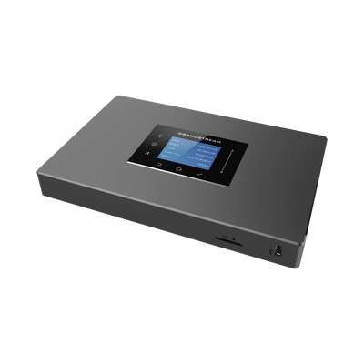 GRANDSTREAM UCM-6301 Conmutador IP-PBX para hasta 500 usuarios y 75 llamadas simultaneas, 1FXO, 1FXS, para solución de comunicaciones unificadas y colaboración