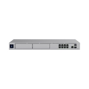 UBIQUITI UDM-PRO-MAX UniFi OS Console: Dream Machine PRO MAX. Administra hasta 200 dispositivos UniFi / 1 WAN GB 2.5G & 1 WAN SFP+ 10G / 1 LAN SFP+ 10G & 1 WAN SFP+ 10G / 128 GB SSD integrados, 2 bahías HDD, pantalla táctil 1.3"