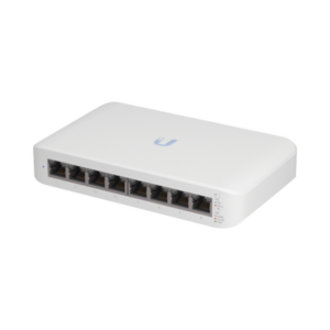 UBIQUITI USW-LITE-8-POE Switch UniFi Lite Administrable PoE de 8 Puertos 10/100/1000 Mbps (4 puertos 802.3af/at), 52 W