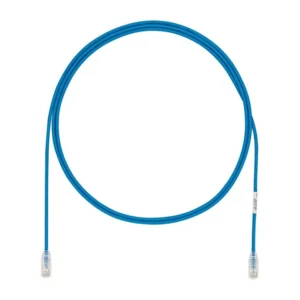 PANDUIT UTP28X7MBU Cable de Parcheo UTP Cat6A, CM/LSZH, Diámetro Reducido (28AWG), Color Azul, 7 metros