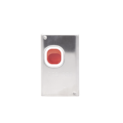 HONEYWELL HOME RESIDEO 269R Botón de pánico con restablecimiento manual con cubierta metálica NA/NC