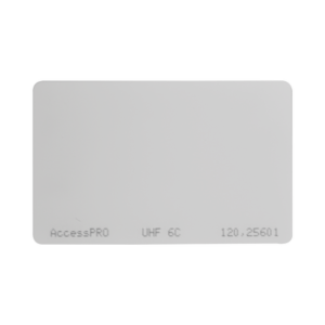 ACCESSPRO ACCESS-CARD-EPC Tag UHF tipo Tarjeta para lectoras de largo alcance 900 MHZ / EPC GEN 2 / ISO 18000 6C / No imprimible / NO incluye porta tarjeta