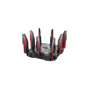 TP-LINK ARCHERC5400X Router de juegos de banda triple AC5400 MU-MIMO 1 puerto WAN 10/100/1000 Mbps y 8 puertos LAN 10/100/1000 Mbps, 2 puerto USB 3.0 y 8 antenas.