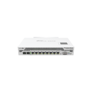 MIKROTIK CCR1009-7G-1C-1S+PC Cloud Core Router, CPU 9 Núcleos,7 Puertos Gigabit, 1 Combo TP/SFP, 1 puerto SFP+, 2 GB memoria y enfriamiento pasivo