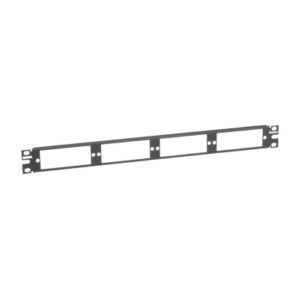 PANDUIT CFAPPBL1 Patch Panel de Fibra Óptica, Para 4 Placas Acopladras FAP o FMP, Color Negro, 1UR
