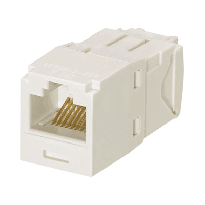 JFM Technology PANDUIT CJ688TGIW Conector Jack RJ45 Estilo TG Mini Com Categoría 6 de 8 posiciones y 8 cables C