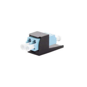 PANDUIT CMDSAQLCZBL Módulo Acoplador LC Duplex, para Fibra Óptica Multimodo OM3/OM4, Tipo Mini-Com, Color Aqua