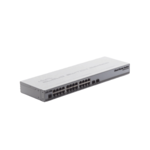 MIKROTIK CRS326-24G-2S+RM Switch Sistema Operativo Dual 24 Puertos Gigabit Ethernet y 2 Puertos SFP+