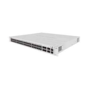 MIKROTIK CRS354-48P-4S+2Q+RM Cloud Router Switch 48 puertos PoE 802.3af/at Gigabit, 4 puertos SFP+ 10G, 2 puertos QSFP+ 40G, Montaje en Rack