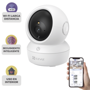EZVIZ CS-H6C/5MP Camara PT 5 Megapixel / Seguimiento Inteligente / Audio de Dos Vías / Notificacion Push / Memoria MicroSD
