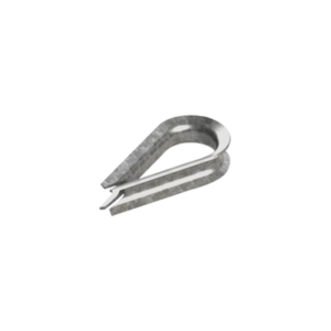 SURTEK CUELLO-14LS Cuello/ Guardacabo/ Rozadera para Cable de 1/4" de Acero Galv. por Inmersión