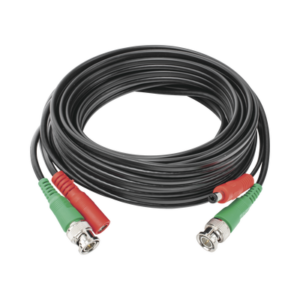 EPCOM POWERLINE DIY-5M-HD Cable Coaxial Armado con Conector BNC (Video) y Alimentación / Longitud de 5 mts /, Optimizado para Cámaras 4K / Uso en Interior