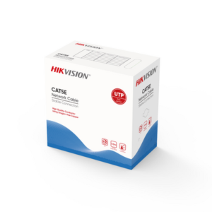 HIKVISION DS1LN5EE/EPLUG Bobina de Cable UTP 305 mts / Cat 5E / Cable Clasificación CMX / Color Gris / PLUG EN UN EXTREMO / Uso Interior