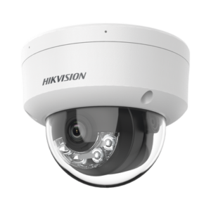 HIKVISION DS-2CD1163G2-LIUF DOMO IP 6 MP / LENTE 2.8 MM / 30 MTS IR EXIR / 20 MTS LUZ BLANCA / MIC INTEGRADO / IP67 / IK08 / H.265+ / ACUSENSE LITE