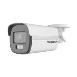 HIKVISION DS-2CE12DF0T-F Bala TURBOHD 2 Megapixel (1080p) / Imagen a color 24/7 / Lente 2.8 mm / METAL / Luz Blanca 40 mts / Exterior IP67 / TVI-AHD-CVI-CVBS / dWDR