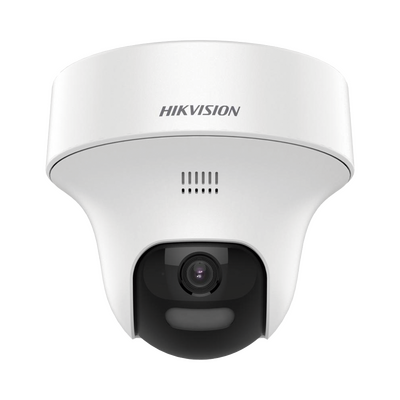 HIKVISION DS2CE70D0TPTLXTS Turret TURBOHD 2 Megapixel (1080p) / Lente 2.8 mm / Dual Light (40 mts IR EXIR + 40 mts Luz Blanca) / Micrófono Integrado / Notificación Visual y Audible / Exterior IP67 / 4 Tecnologías