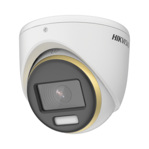HIKVISION DS-2CE70DF3T-MF Turret TURBOHD 2 Megapixel (1080p) / Imagen a color 24/7 / Lente 2.8 mm / Luz Blanca 20 mts / Exterior IP67 / WDR 130 dB