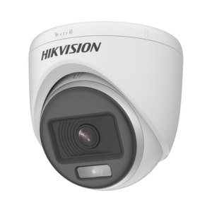 HIKVISION DS-2CE72DF0T-F Turret TURBOHD 2 Megapixel / Imagen a color 24/7 / Lente 2.8 mm / Luz Blanca 40 mts / Exterior IP67 / TVI-AHD-CVI-CVBS / dWDR