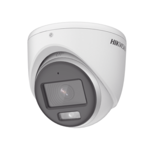 HIKVISION DS-2CE72KF0T-FS Turret TURBOHD 3K (5MP) / Micrófono Integrado / Lente 2.8 mm / Imagen a color 24/7 / 40 mts Luz Blanca / Exterior IP67 / dWDR / 4 Tecnologías