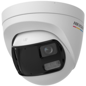 HIKVISION DS-2CE72KF3TP-DLS [ColorVu] Turret TURBOHD 3K (5 Megapixel) / Micrófono Integrado / Lente 2.8 mm / Imagen a Color 24/7 / 20 mts Luz Blanca / Exterior IP67 / dWDR / 4 Tecnologías