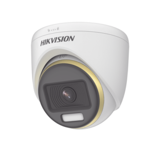 HIKVISION DS-2CE72UF3T-E Turret TURBOHD 4K / Imagen a color 24/7 / Lente 2.8 mm / Luz Blanca 40 mts / Exterior IP67 / WDR 130 dB