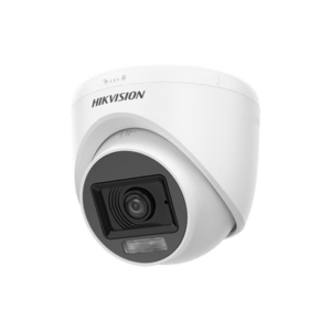 HIKVISION DS2CE76K0TLPFS Domo TURBOHD 3K HIBRIDA B/N - Color VU / IR 20 MTS / Lente 2.8 mm / Luz Blanca 20 mts / Exterior IP67 / Microfono Interconstruido / dWDR / Plástica