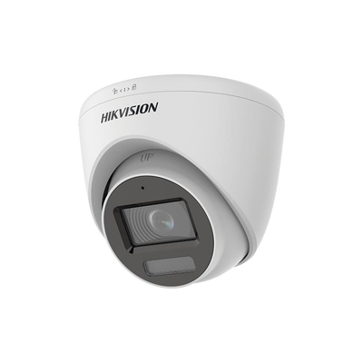 HIKVISION DS2CE78K0TLFS Domo TURBOHD 3K HIBRIDA B/N - Color VU / IR 40 MTS / Lente 2.8 mm / Luz Blanca 20 mts / Exterior IP67 / Microfono Interconstruido / dWDR