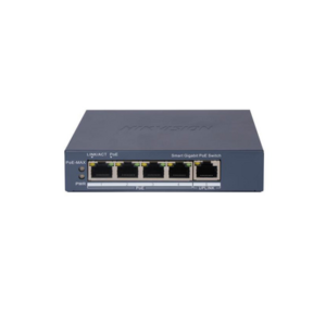 HIKVISION DS-3E1505P-EI/M Switch Gigabit PoE+ / No Administrable / 4 Puertos 10/100/1000 Mbps PoE+ / 1 Puerto 10/100/1000 Mbps Uplink / 35 W