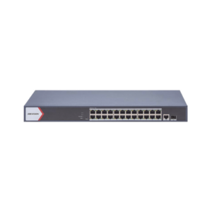 HIKVISION DS-3E1526P-EI/M SWITCH POE ADMINISTRABLE / 24 PUERTOS GIGABIT POE+ / 1 PUERTO GIGABIT UPLINK / 1 PUERTO SFP / 230 WATTS TOTAL