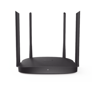 HIKVISION DS-3WR12GC Router Inalámbrico WISP Gigabit / Doble Banda AC (2.4 GHz y 5 GHz) / Hasta 1200 Mbps / 4 Puertos 10/100/1000 Mbps / 4 Antenas Externas Omnidireccional de 5 dBi / Interior