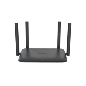 HIKVISION DS3WR15X/US Router Inalámbrico WISP Gigabit / Doble Banda AC (2.4 GHz y 5 GHz) / Hasta 1501 Mbps / 4 Puertos 10/100/1000 Mbps / 4 Antenas Externas Omnidireccional de 5 dBi / Interior