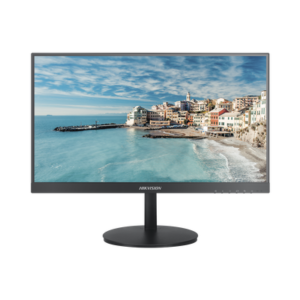 HIKVISION DS-D5022FN-C Monitor LED Full HD de 21.5" / Ideal para Oficina y Hogar / Uso 24-7 / Entrada HDMI-VGA / Compatible con Montaje VESA