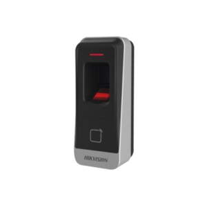 HIKVISION DS-K1201A-MF Lector esclavo MIFARE IP65 / Huella Digital / Lector de Tarjetas de Mifare / RS-485 / Interior y Exterior / Requiere panel de la serie DS-K2600