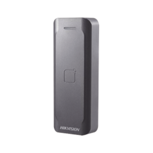 HIKVISION DSK1802M Lector de Tarjetas MIFARE / Exterior IP65 / Wiegand / Compatible con Cualquier Panel / PERFIL DELGADO y ESTETICO / Indicador LED