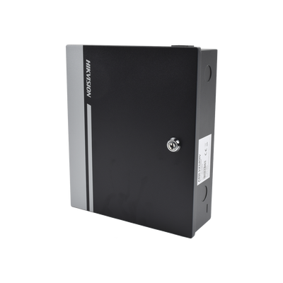 HIKVISION DS-K2802 Controlador de Acceso Integrable con Videovigilancia / 2 Puertas / 10,000 Tarjetas / 50,000 Eventos / Incluye Gabinete y Fuente de Alimentación 12VCD/8A