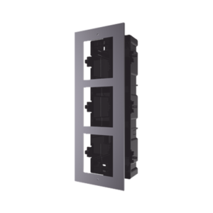 HIKVISION DS-KD-ACF3 Base de 3 Espacios para EMPOTRAR Módulos de Videoporteros Hikvision