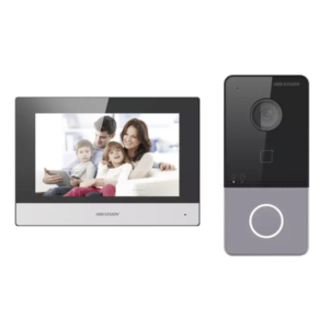 HIKVISION DSKIS603P(C) Kit de Videoportero IP WIFI con llamada a App de Smartphone (HikConnect) / Frente de calle IP65 / Soporta PoE Estándar