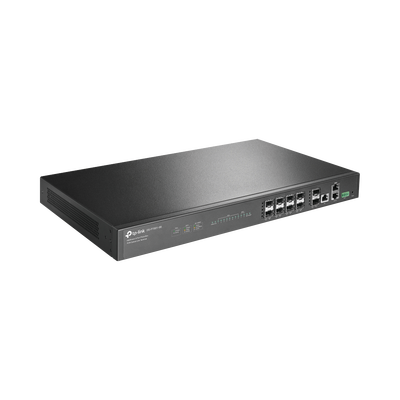 TP-LINK DS-P7001-08 OLT de 8 puertos GPON, hasta 1,024 ONUs, 1 Gigabit RJ45, 2 puertos SFP+, Fuentes redundantes AC- AC (incluidas)