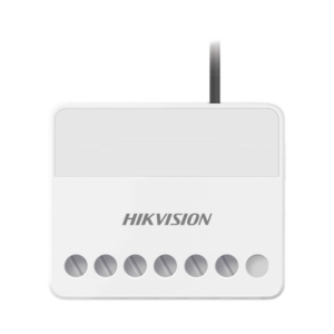 HIKVISION DS-PM1-O1L-WB (AX PRO) Relevador Inalámbrico / 1 Entrada de Alarma 24/7 / 1 Salida de Relevador 0 a 36 VCD (Max. 5 A)