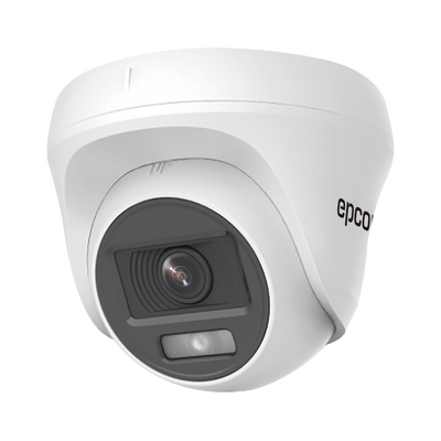 EPCOM PROFESSIONAL E8-TURBO-PC/A Turret TURBOHD 2 Megapíxel (1080p) / Imagen a color 24/7 / Lente 2.8 mm / Policarbonato / Luz Blanca 20 mts / Interior / TVI-AHD-CVI-CVBS / dWDR