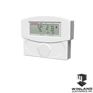 WINLAND ELECTRONICS EA200-12 Detector de temperatura y humedad, capacidad 2 zonas, incluye una zona con sensor de temperatura y 1 zona libre