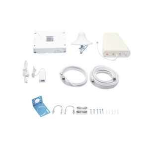 EPCOM EP20M-5B-FK Kit Amplificador de Señal Celular 5G, 4G, 3G, VoLTE y Voz convencional. Funciona con Todos los Operadores. Soporta Múltiples Dispositivos y Tecnologías. Hasta 1200 metros cuadrados de Cobertura