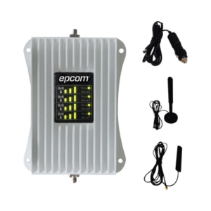 EPCOM EP-AM23-4G KIT de Amplificador de Señal Celular Para Vehículo/ Soporta y Mejora la Señal Celular 4.5G, 4G LTE/ Múltiples Operadores, usuarios y dispositivos/ Ideal para Vehículo tipo Camioneta, Pick up o Sedán.