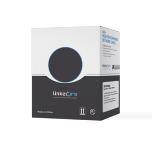 LINKEDPRO BY EPCOM EP-CAT-5E-V2 Carrete de cable de 305 m ( 1000 ft ) Cat5e, Aleación de Cobre y Aluminio ( CCA ), color Gris, Uso Interior.