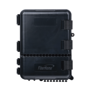 FIBERHOME FDP-440A Caja de Distribución de Fibra Óptica para 24 Empalmes, con 8 acopladores SC/APC simplex, Exterior IP55, Color Negro