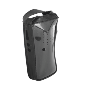 SYSCOM FSMTK-2202T Funda Reforzada de Piel con visor frontal transparente en TK-2202, TK-2212, TK-2302, TK-2402, NX-240, TKD-240.