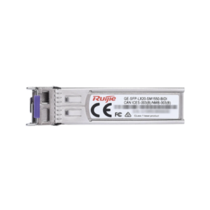 RUIJIE GE-SFP-LX20-SM1550-BIDI Módulo transceptor GE-SFP-LX20-SM1550-BIDI 1000BASE-LX SFP 1550nm-TX/1310nm-RX 20-km DDM Simplex LC SMF
