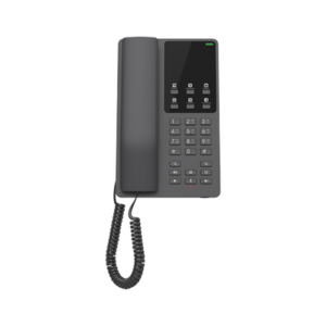 GRANDSTREAM GHP621 Teléfono IP Hotelero, 2 líneas SIP con 2 cuentas, codec Opus, IPV4/IPV6, color negro, con gestión en la nube GDMS