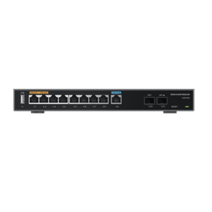 GRANDSTREAM GWN7003 Router Gigabit VPN / Balanceador de cargas / 60,000 sesiones NAT / 9 puertos 10/100/1000 Mbps + 2 puertos SFP (WAN/LAN) / 1 puerto entrada PoE(af/at) / 2 puertos salida PoE (af/at) / Compatible con GWN Cloud.